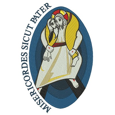 Matriz de matriz Matriz De Bordado Misericordes Sicut Pater